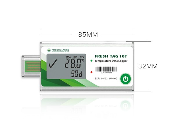 Fresh Tag 10T Configurable Single Use Temperature Data Logger Fresh Tag 10T Configurable Single Use Temperature Data Logger