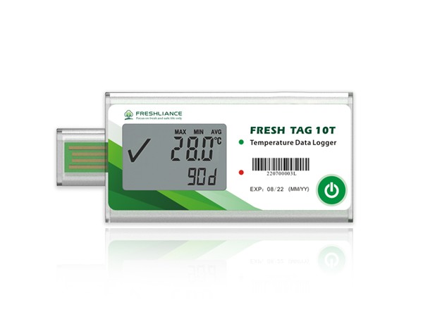 Fresh Tag 10T Configurable Single Use Temperature Data Logger