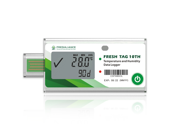 Fresh Tag 10TH Temperature and Humidity Data Logger Fresh Tag 10TH Temperature and Humidity Data Logger