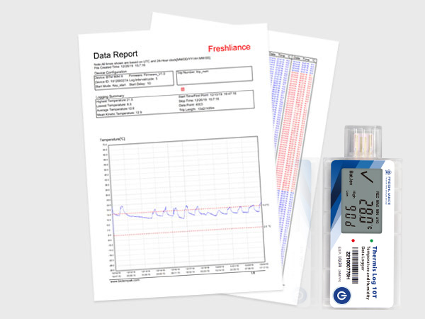Thermis Log 10T Single-use USB Temperature Data Loggers Thermis Log 10T Single-use USB Temperature Data Loggers