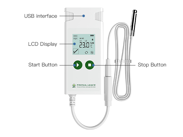 Atlas Log-TH Temperature and Humidity Data Logger Atlas Log-TH Temperature and Humidity Data Logger