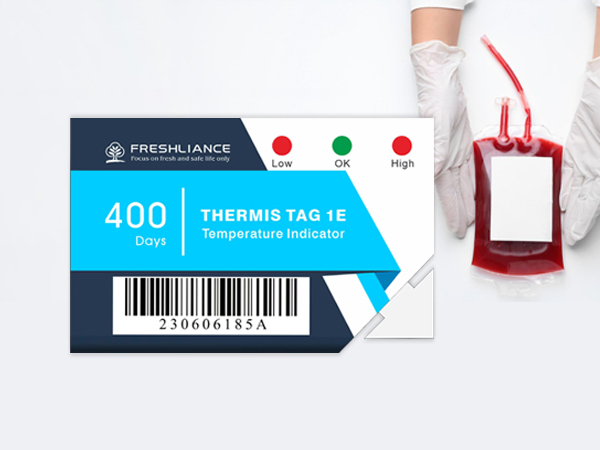 Thermis Tag 1E Single-use LED Time Temperature Indicator Thermis Tag 1E Single-use LED Time Temperature Indicator