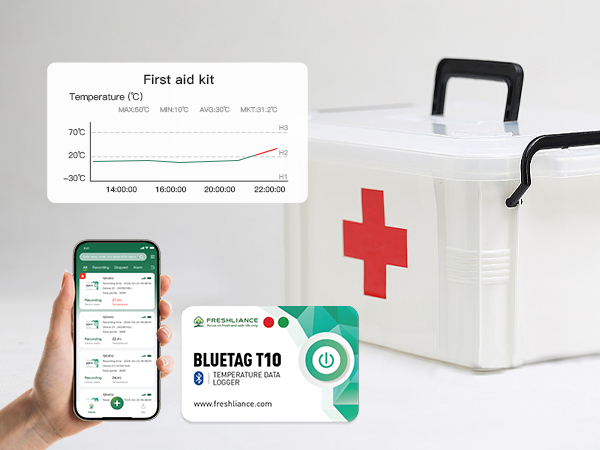 BlueTag T10 Bluetooth Temperature Data Logger BlueTag T10 Bluetooth Temperature Data Logger