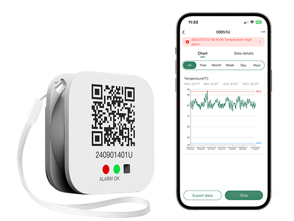 BlueTag T100/TH100 Bluetooth Temperature and Humidity Data Logger BlueTag T100/TH100 Bluetooth Temperature and Humidity Data Logger