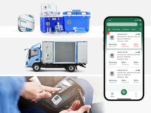 BlueTag T100/TH100 Bluetooth Temperature and Humidity Data Logger BlueTag T100/TH100 Bluetooth Temperature and Humidity Data Logger