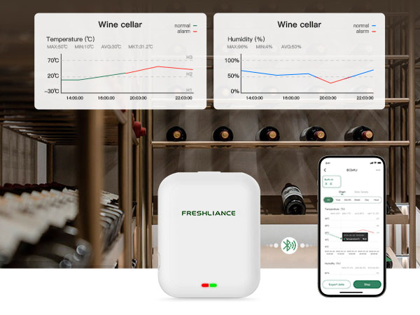 BlueTag TH10 Bluetooth Temperature Humidity Data Logger BlueTag TH10 Bluetooth Temperature Humidity Data Logger