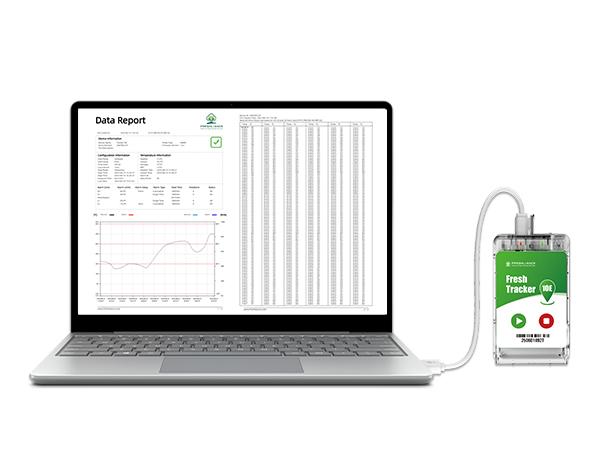 Fresh Tracker 10E 4G Data Logger for Temperature and Geolocation Monitoring