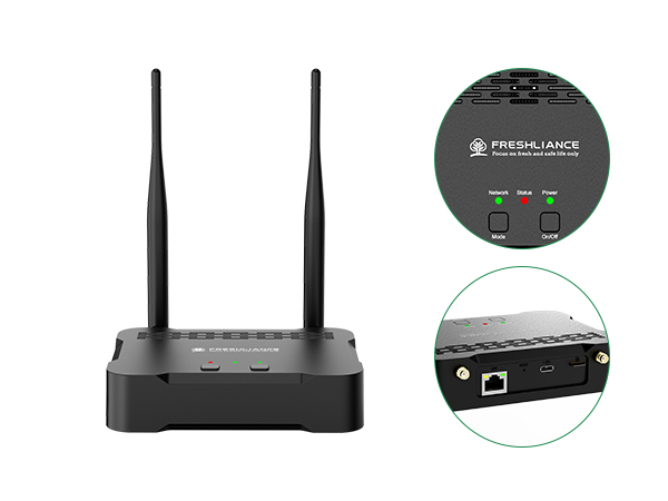 GAEA Series G1000 4G/WiFi/LAN Bluetooth Gateway for Real-time Temperature Monitoring of Small-area Storage GAEA Series G1000 4G/WiFi/LAN Bluetooth Gateway for Real-time Temperature Monitoring of Small-area Storage