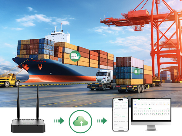 GAEA Series G1000 4G/WiFi/LAN Bluetooth Gateway for Cold Chain Logistics Process Automatic Temperature Monitoring GAEA Series G1000 4G/WiFi/LAN Bluetooth Gateway for Cold Chain Logistics Process Automatic Temperature Monitoring