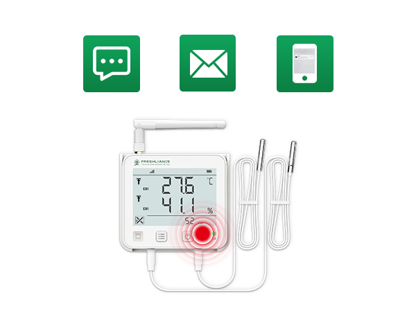 GSP100-WiFi/4G Real-time Data Logger for Illumination, Ethylene, CO2, Ammonia, Temp & Humidity, etc. GSP100-WiFi/4G Real-time Data Logger for Illumination, Ethylene, CO2, Ammonia, Temp & Humidity, etc.