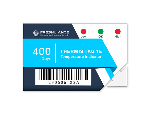 Thermis Tag 1E Single-use LED Time Temperature Indicator