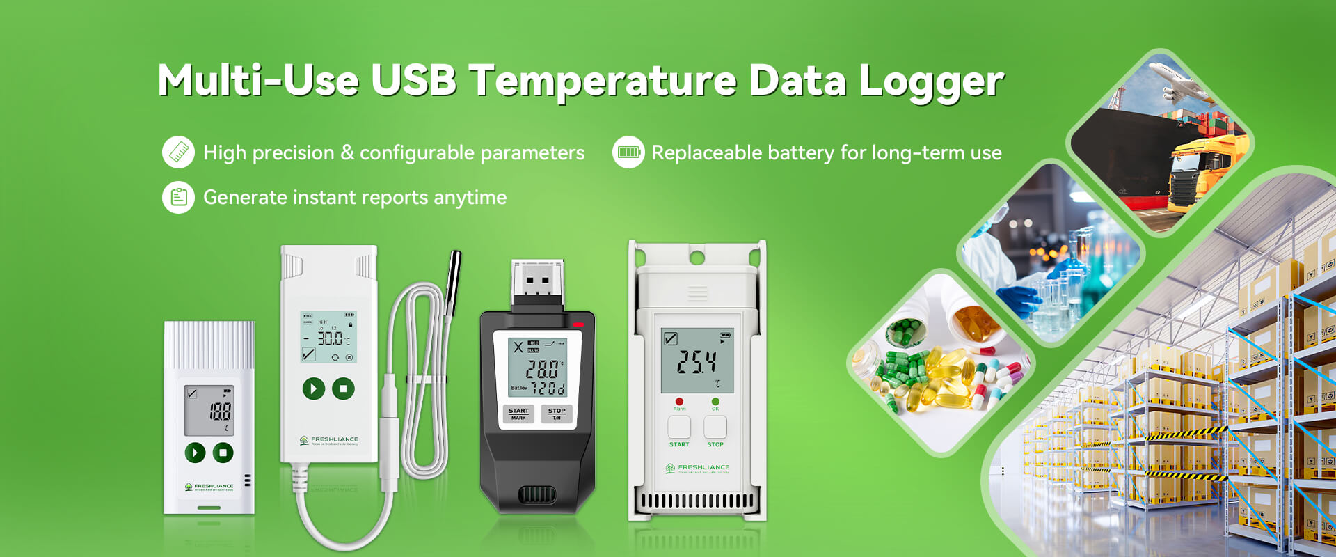 Multi Use Temperature/Humidity Data Logger