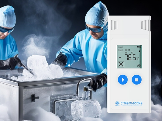 Atlas Log-IUT Ultra Low dry ice temperature data recorder measures temperatures from -80℃ to +70℃ Atlas Log-IUT Ultra Low dry ice temperature data recorder measures temperatures from -80℃ to +70℃