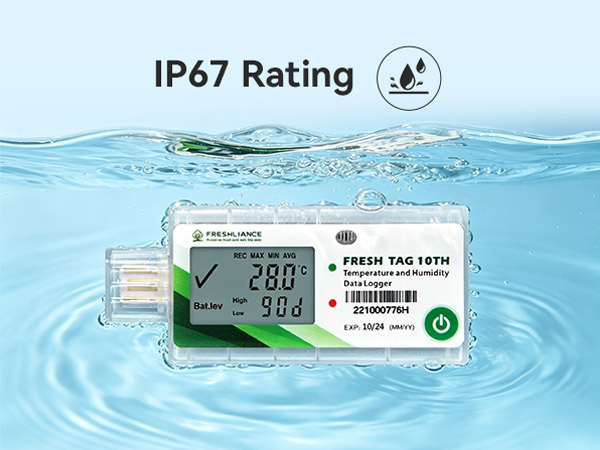 Fresh Tag 10TH Temperature and Humidity Data Logger Fresh Tag 10TH Temperature and Humidity Data Logger