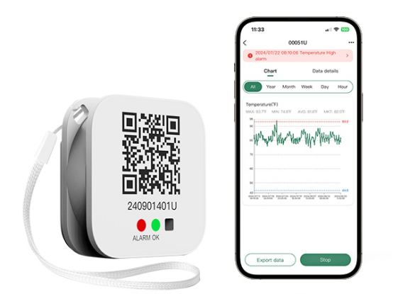 BlueTag T100TH100 Bluetooth Temperature and Humidity Data Logger BlueTag T100TH100 Bluetooth Temperature and Humidity Data Logger