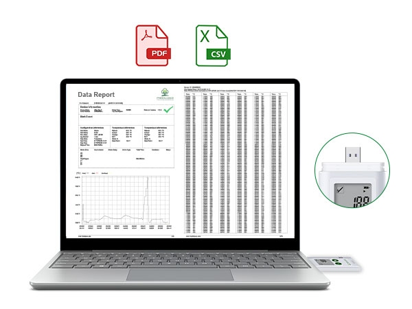 PDFCSVPDF&CSV reports with graphs and tables are automatically generated on a computer, with no cable or reader required.jpg